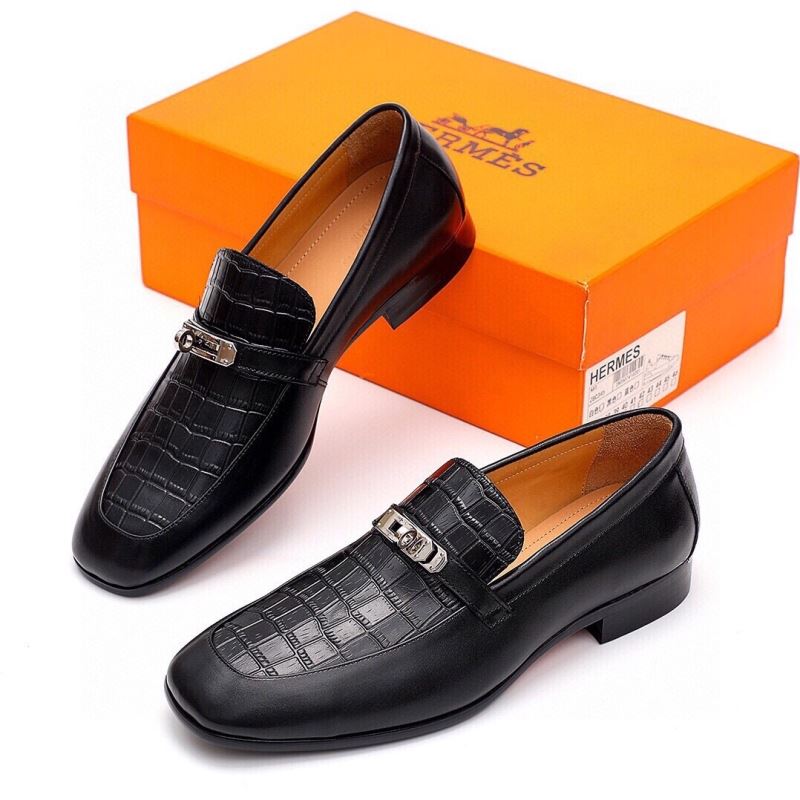 H**mes leather shoes